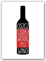 Na wesoło - Oszczędzaj wodę - 50x70 cm - G95244