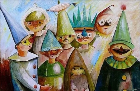 Tadeusz Makowski - Maskarada 2 - 60x90 cm - G00344