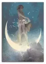 Edwin Howland Blashfield - Wiosna siejąca gwiazdy - 50x70 cm - G93795