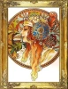 Obraz olejny - Alfons Mucha - Blondynka - 64x84 cm - G02784