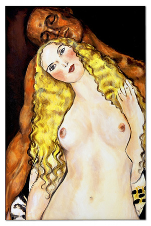 Gustav Klimt - Adam i Ewa - 60x90 cm - G05370