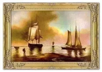 Marynistyka - Pastelowy przypływ - 75x105 cm - G16799