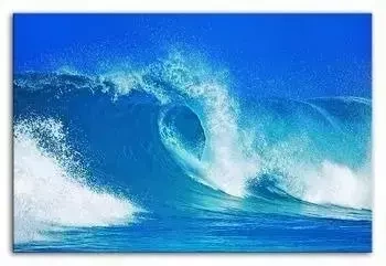 Krajobrazy - Fale oceanu - 60x90 cm - G93523