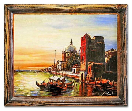 Marynistyka - Wenecki port - 53x64 cm - G02989