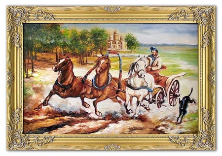 Polowanie - Powóz - 75x105 cm - G04504