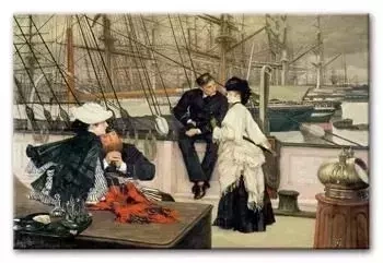 James Jacques Tissot - Kapitan i marynarz - 60x90 cm - G94802
