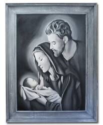 Obraz olejny - Religijne - Święta Rodzina - 65x85 cm - G111120
