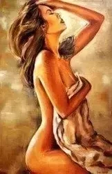 Akty - Budząc się rano - 60x90 cm - G03007