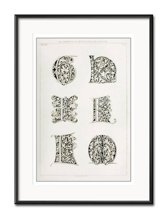 Litery IV - 31x41 cm - G97947
