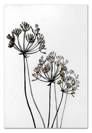Kwiaty nowoczesne - Kwiecie kopru - 60x90 cm - G99733