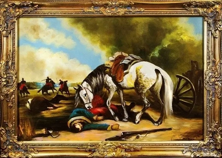 Juliusz Kossak - Wierny towarzysz - 75x115 cm - G00796