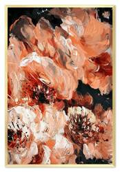 Obraz olejny - Kwiaty nowoczesne - 63x93 cm - G109606