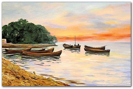 Obraz olejny - Pejzaże - 120x180 cm - G119093