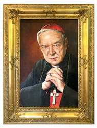 Obraz olejny - Religijne - Portret Kardynała Stefana Wyszyńskiego - 90x120 cm - G118423