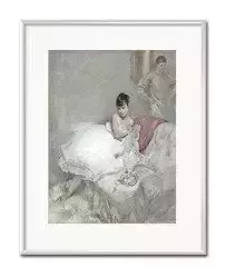 Baletnica przed występem - 21x26 cm - G98156