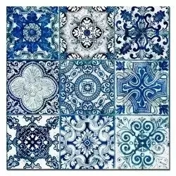 Błękitne mozaiki - 60x60 cm - G101755