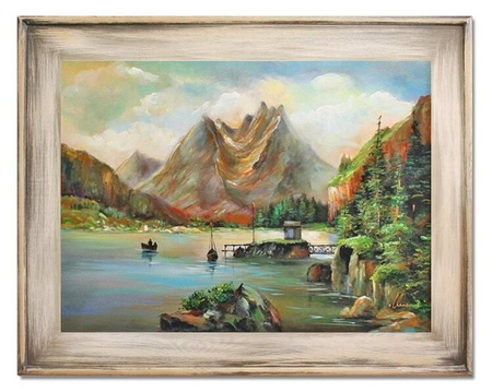 Pejzaż tradycyjny - Górski szczyt - 72x92 cm - G10048