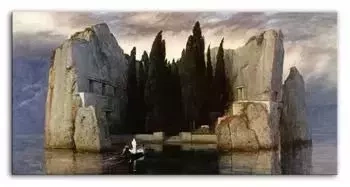 Arnold Böcklin - Wyspa umarłych - 90x45 cm - G93797