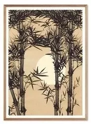 Krajobrazy - Zachód na sawannie - 53x73 cm - G102242