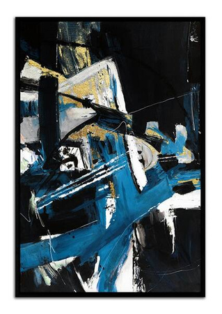 Abstrakcje - Blaszany żołnierzyk - 63x93 cm - G101323