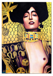 Obraz olejny - Gustav Klimt - Judyta I - 110x150 cm - G119067