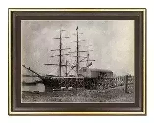 Stary statek - 33x43 cm - G100500