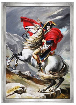 Jacques Louis David - Napoleon przekraczający Przełęcz Świętego Bernarda w 1800 roku - 200x140 cm - G94785
