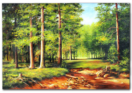 Obraz olejny - Pejzaże - 60x90 cm - G118999