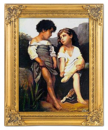 William-Adolphe Bouguereau - Na skraju potoku - 40x50 cm - G00062