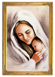 Obraz olejny - Obrazy Maryjne - Matka Boska Niepokalana - 94x134 cm - G118748