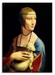 Leonardo da Vinci - Dama z łasiczką - 50x70 cm - G92613
