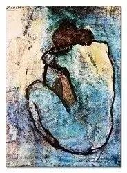 Pablo Picasso - Niebieski akt - 50x70 cm - G100743