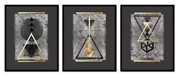 Symbole - 43x53 cm x3 - G99111