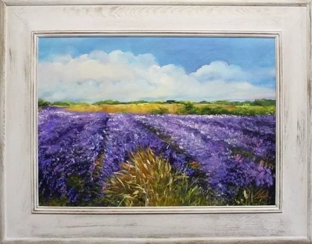 Pola lawendowe - Zapach lata - 86x116 cm - G15041