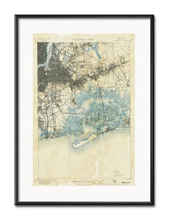 Stary plan - 31x41 cm - G98129