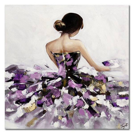 Obraz olejny - Baletnice - 60x60 cm - G104627