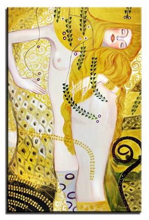 Gustav Klimt - Węże wodne - 60x90 cm - G00330