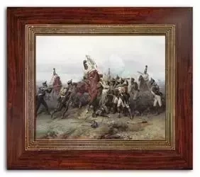 Bogdan Willewalde - Pułk Kawalerii w bitwie pod Austerlitz - 36x31 cm - G95049