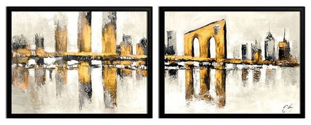 Żółte miasto -33x43 x2 - G98107