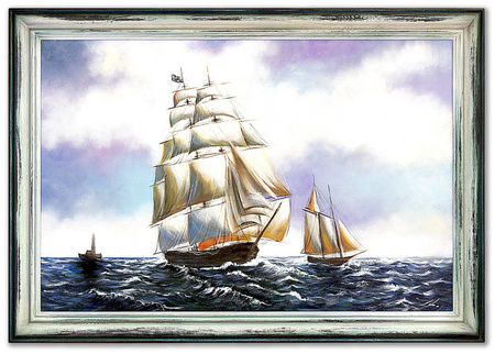 Obraz olejny - Marynistyka - 72x102 cm - G118628