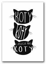 Na wesoło - Koty, koty, koty - 50x70 cm - G95241