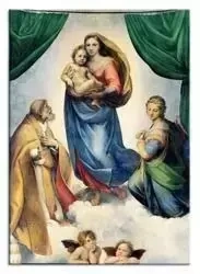 Rafael Santi - Madonna Syksytńska - 50x70 cm - G92568