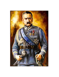 Postać Marszałka Piłsudskiego - 80x120cm