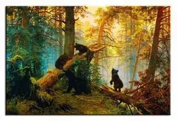 Iwan Iwanowicz Szyszkin - Poranek w sosnowym lesie - 60x90 cm - G92677