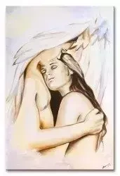 Akty - Anioł stróż - 60x90 cm - G03054