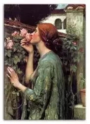 John William Waterhouse - Dusza róży - 50x70 cm - G93763