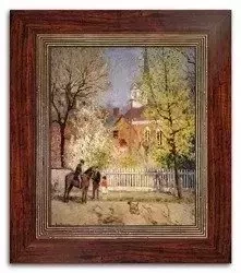 Krajobrazy - Wiosenne popołudnie - 36x31 cm - G95056