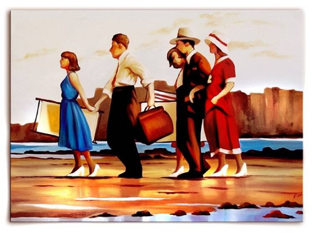 Obraz olejny - Jack Vettriano - Oh happy days - 110x150 cm - G118805