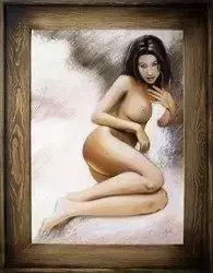 Akty - Spokój oczekiwania - 72x92 cm - G15372
