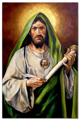 Obraz olejny - Religijne - Św. Tadeusz - 60x90 cm - G119201